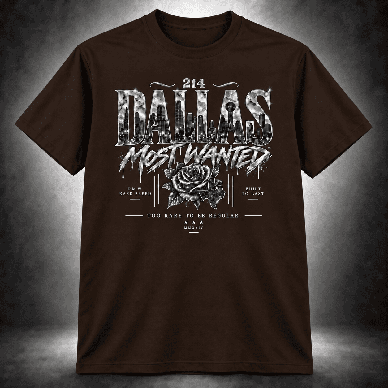 Dallas Most Wanted 214 Skyline Tee
