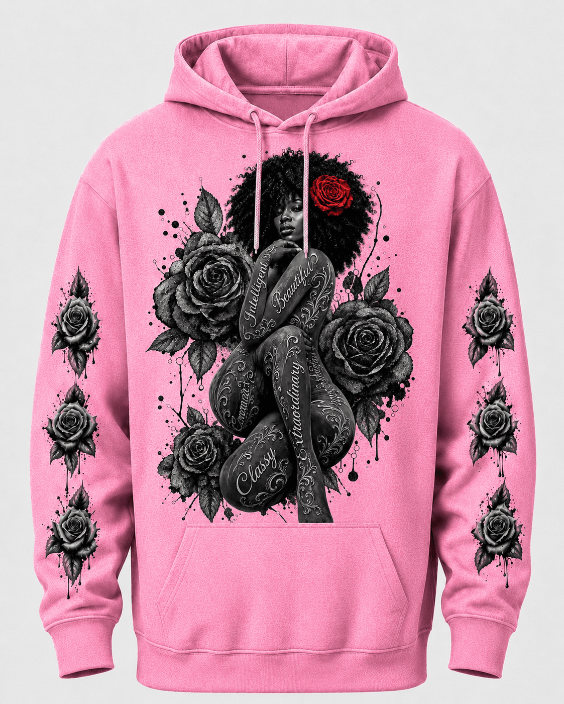 Her Essence Rose Hoodie